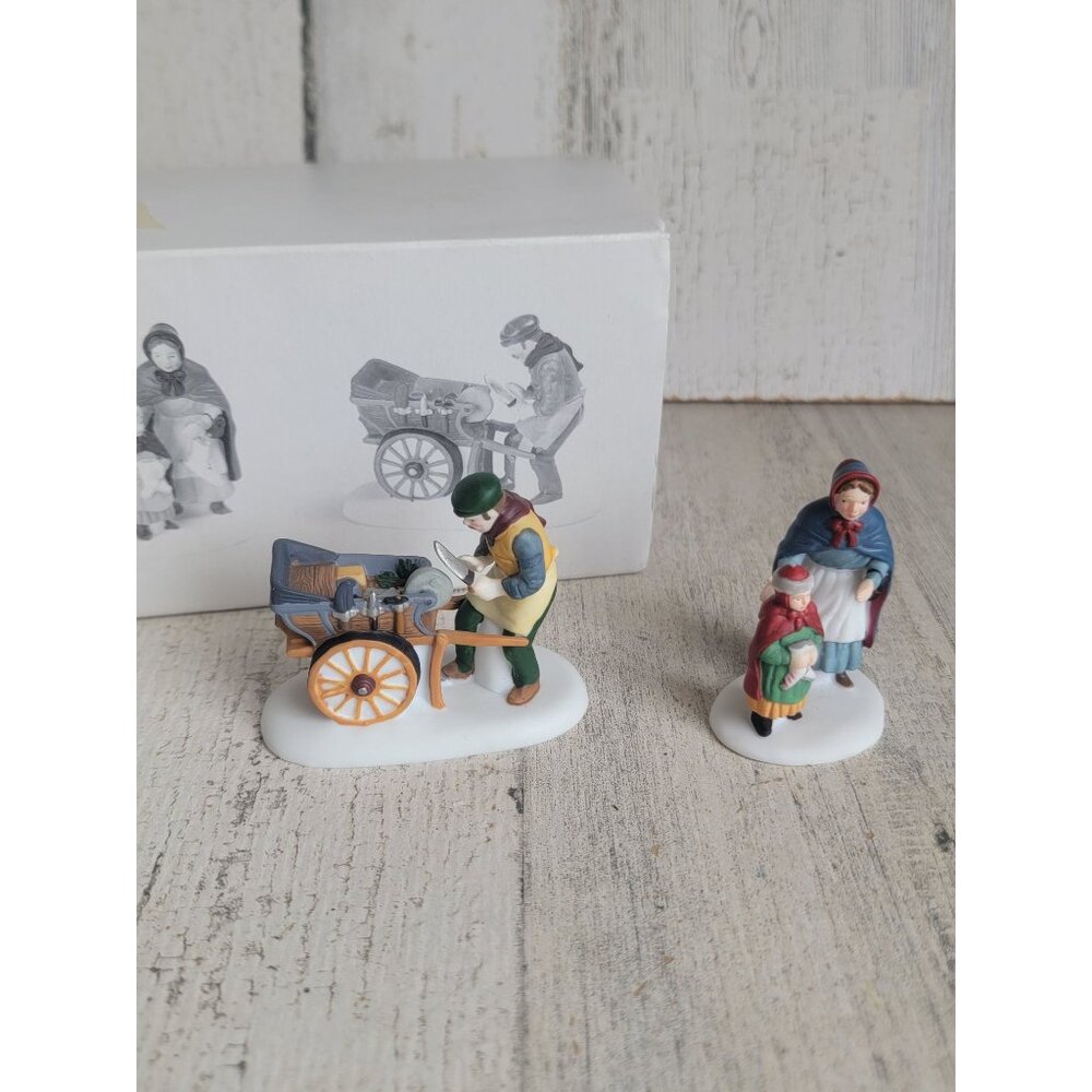 Dept 56 56499 Knife Grinder heritage village collection Xmas accessory